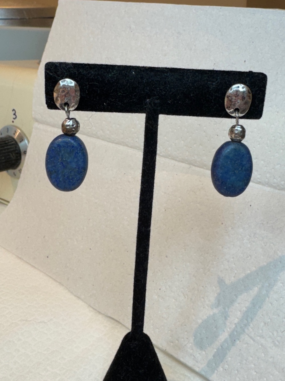 J. Jill Sterling Silver Blue Stone Drop Earrings